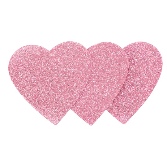 Glitter Heart Foam Stickers, 3ct. by Celebrate It®